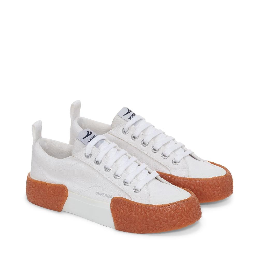 Superga 2660 STRIPE BIG BUMPERSWHITE-GUM
