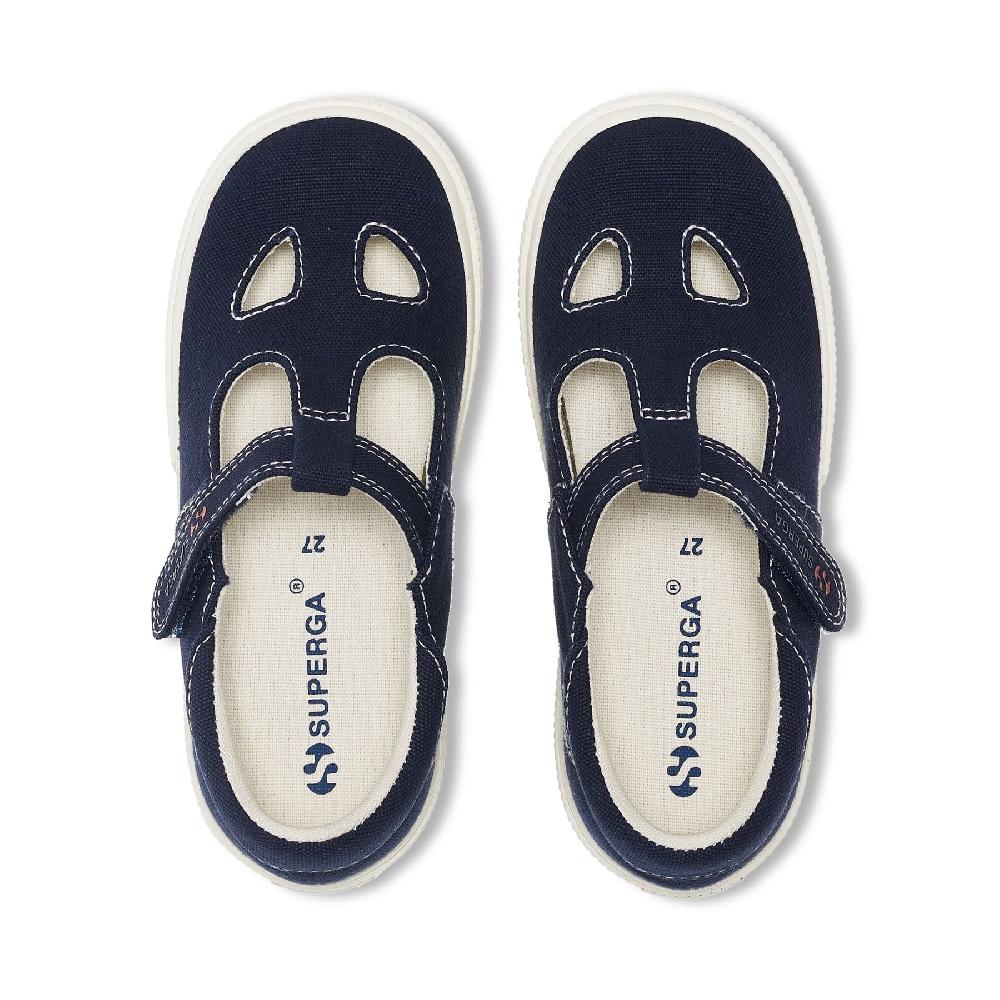 Superga 2662 KIDS COTTON EYESBLUE NAVY-FAVORIO