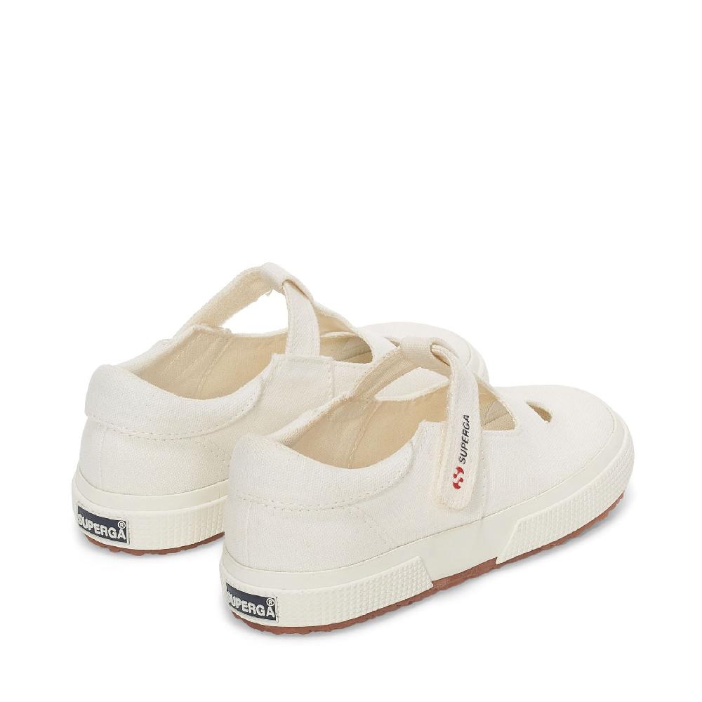 Superga 2662 KIDS COTTON EYESFULL WHITE AVORIO