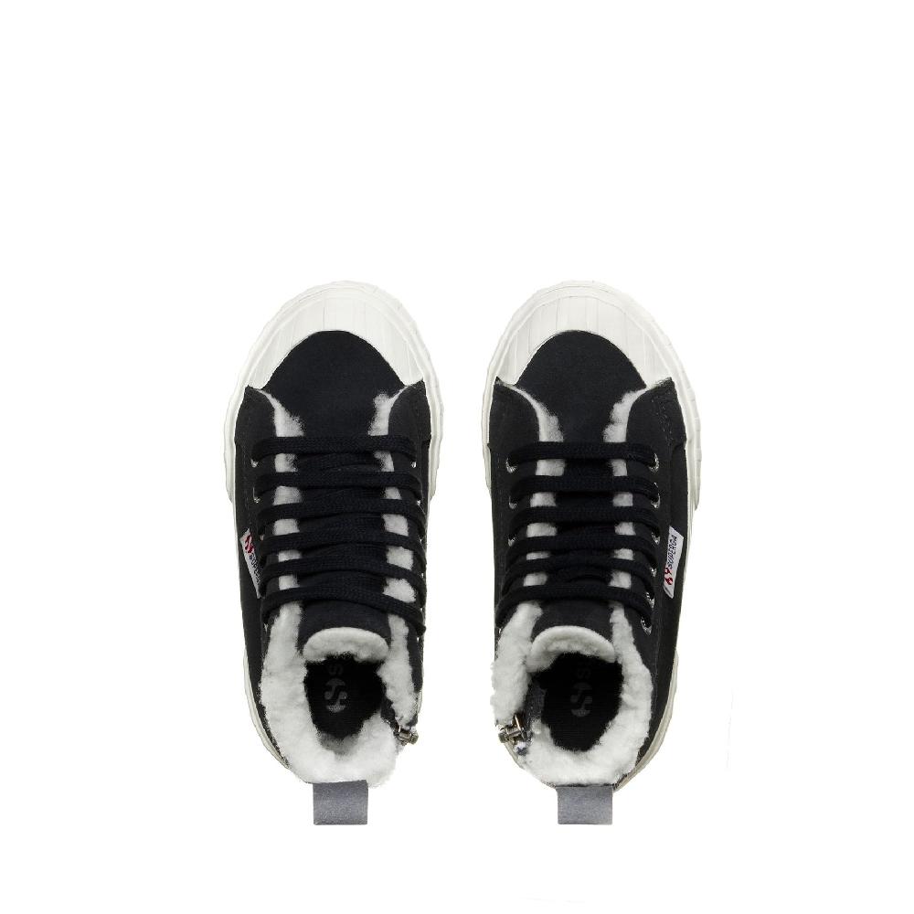 Superga 2696 KIDS STRIPE SUEDEBLUE GREY DK-FAVORIO