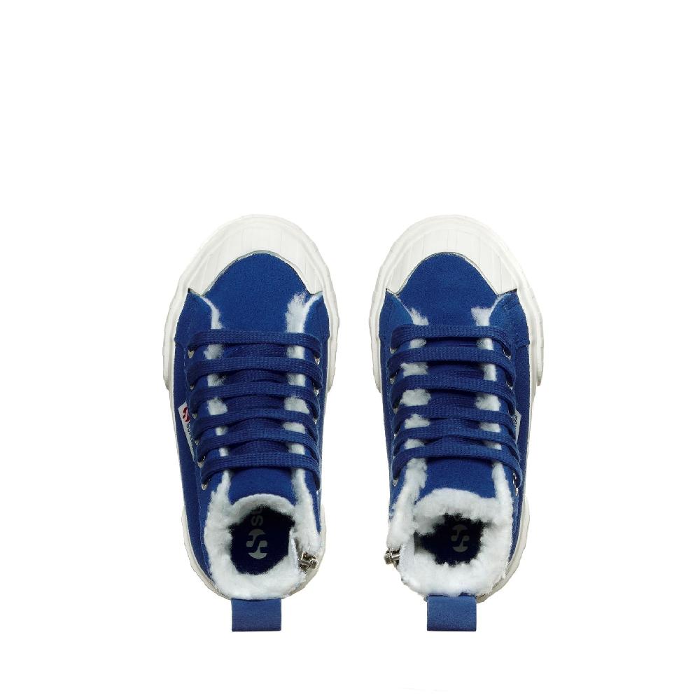 Superga 2696 KIDS STRIPE SUEDEBLUE ROYAL-FAVORIO