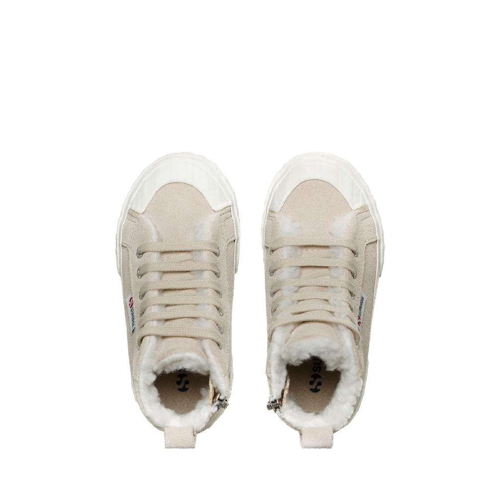 Superga 2696 KIDS STRIPE SUEDEPINK ALMOND-FAVORIO
