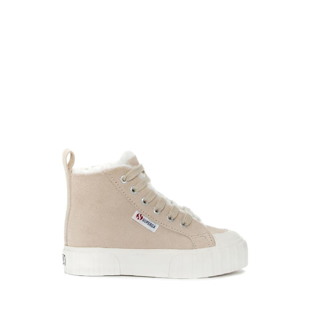 Superga 2696 KIDS STRIPE SUEDEPINK ALMOND-FAVORIO