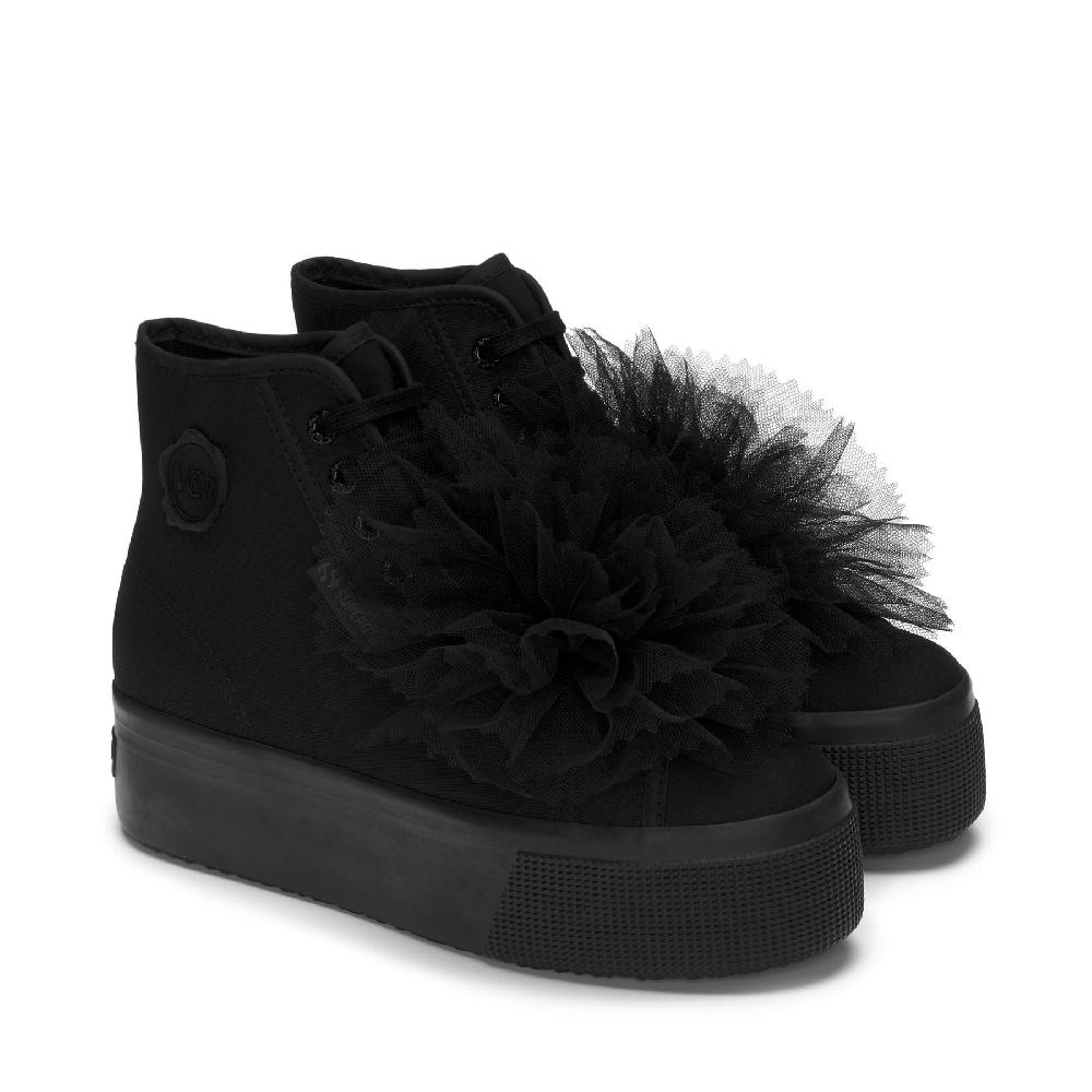 Superga 2708 HI TOP COCKADETOTAL BLACK