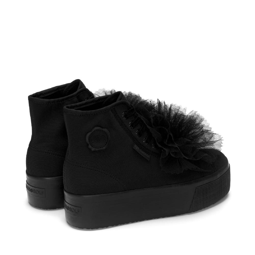 Superga 2708 HI TOP COCKADETOTAL BLACK