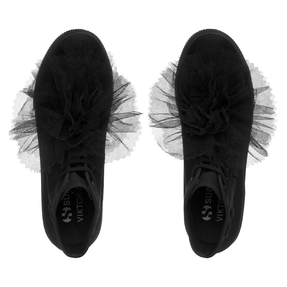 Superga 2708 HI TOP COCKADETOTAL BLACK