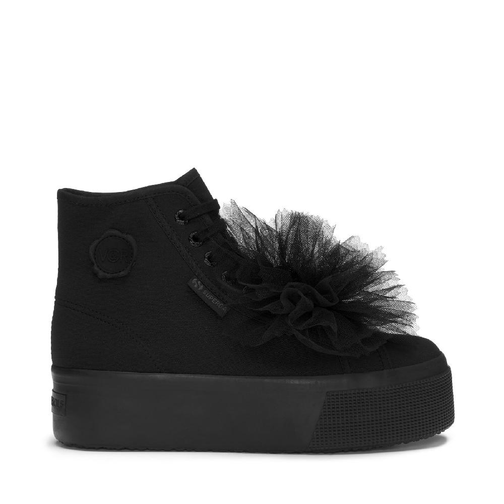 Superga 2708 HI TOP COCKADETOTAL BLACK