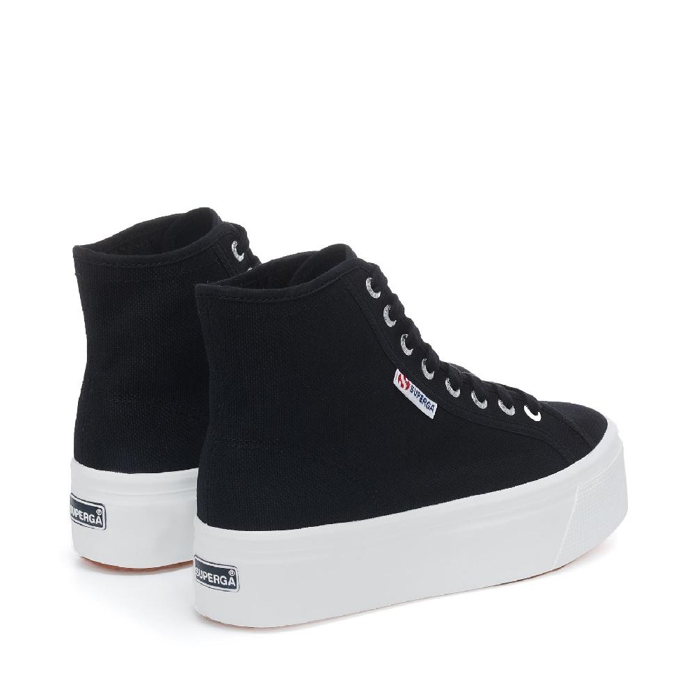 Superga 2708 HI TOPBLACK-FWHITE