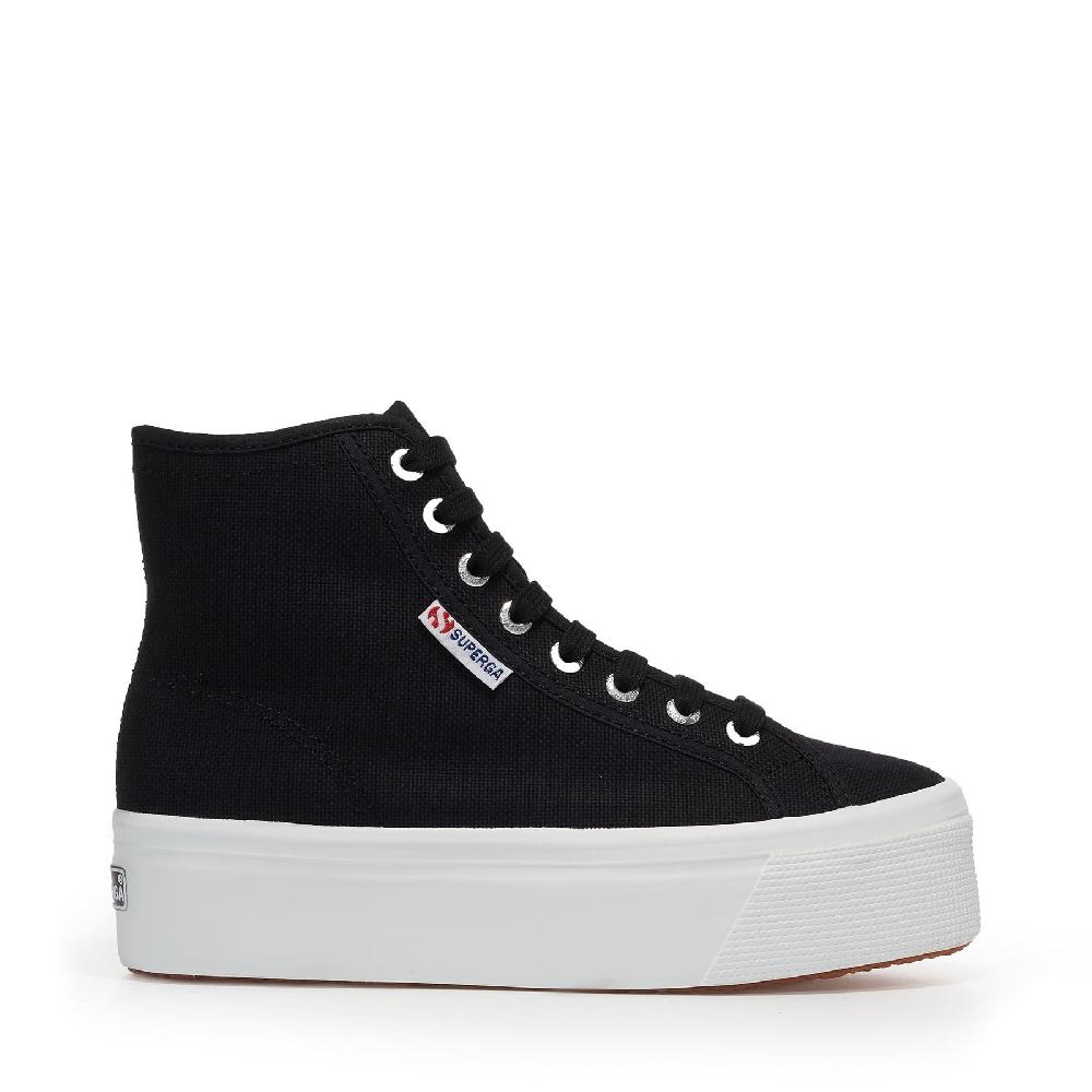 Superga 2708 HI TOPBLACK-FWHITE