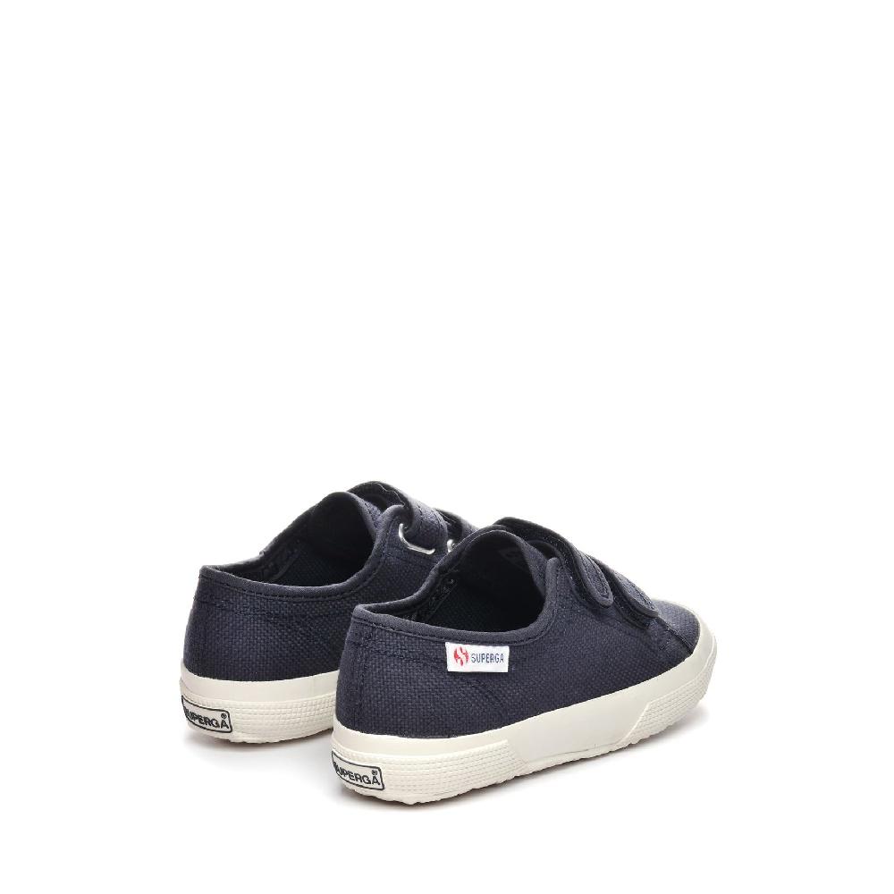 Superga 2725 STRAPS KIDSBLUE GREY DK-AVORIO NUDE