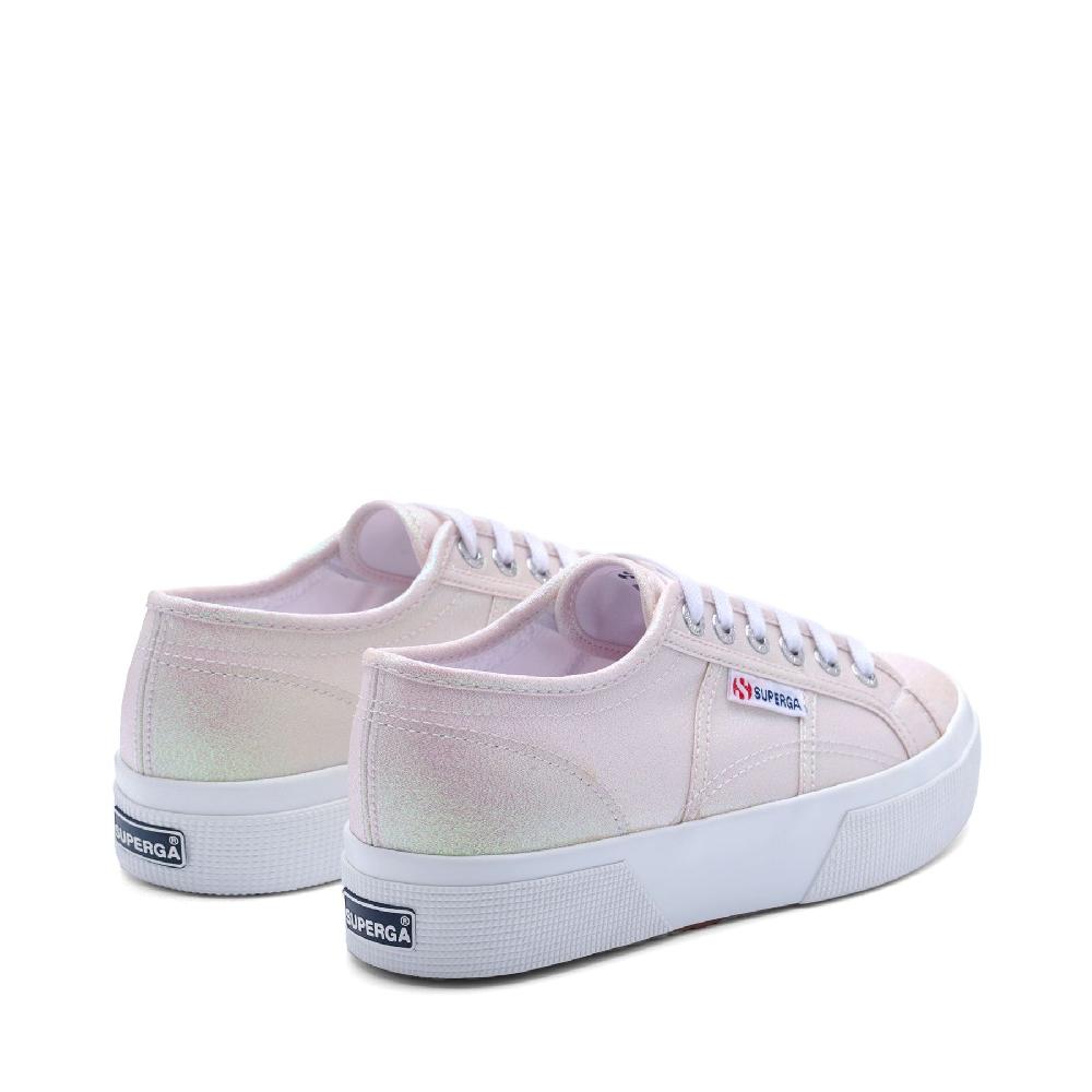 Superga 2740 PLATFORM LAMEBEIGE LT IRIDESCENT