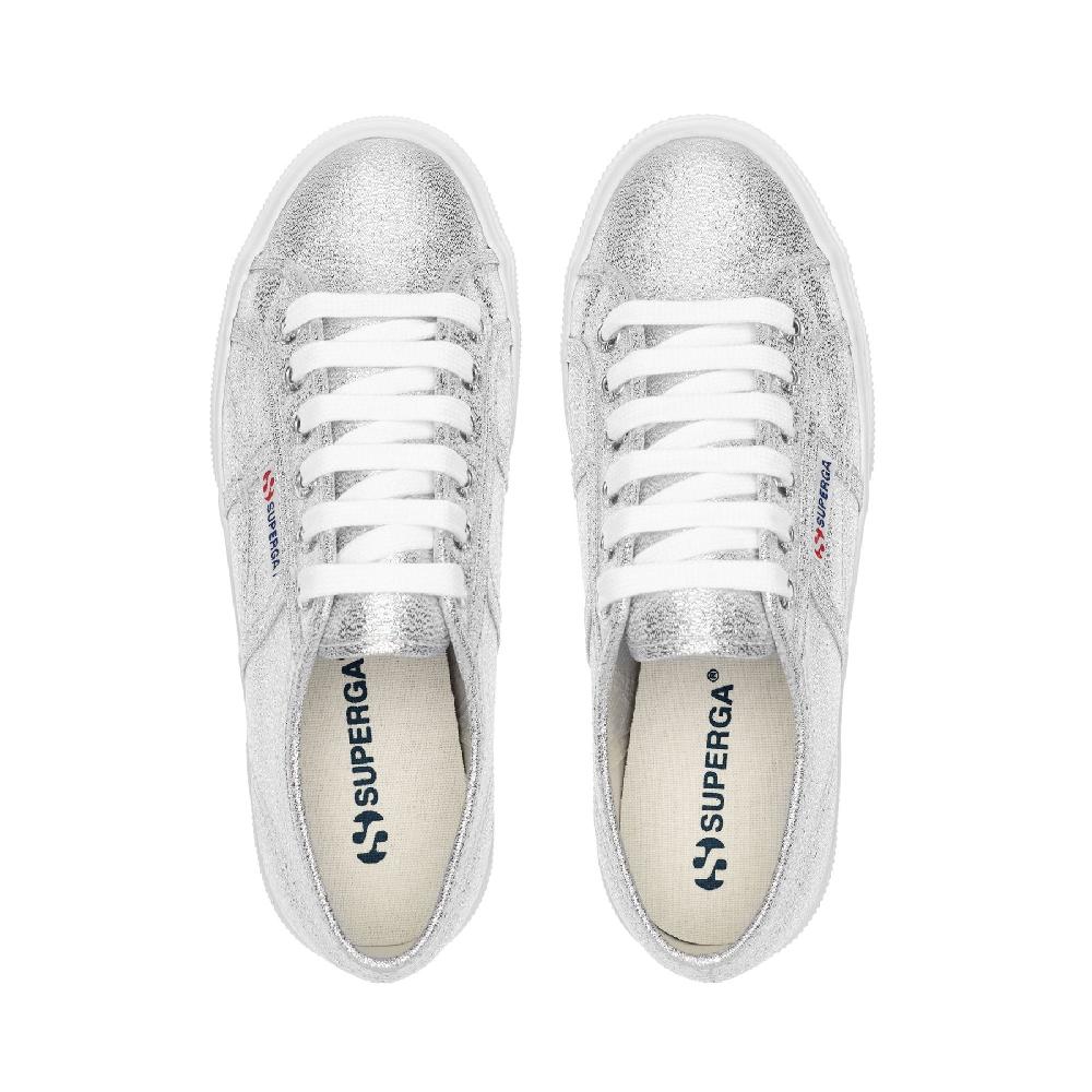 Superga 2740 PLATFORM LAMEGREY SILVER