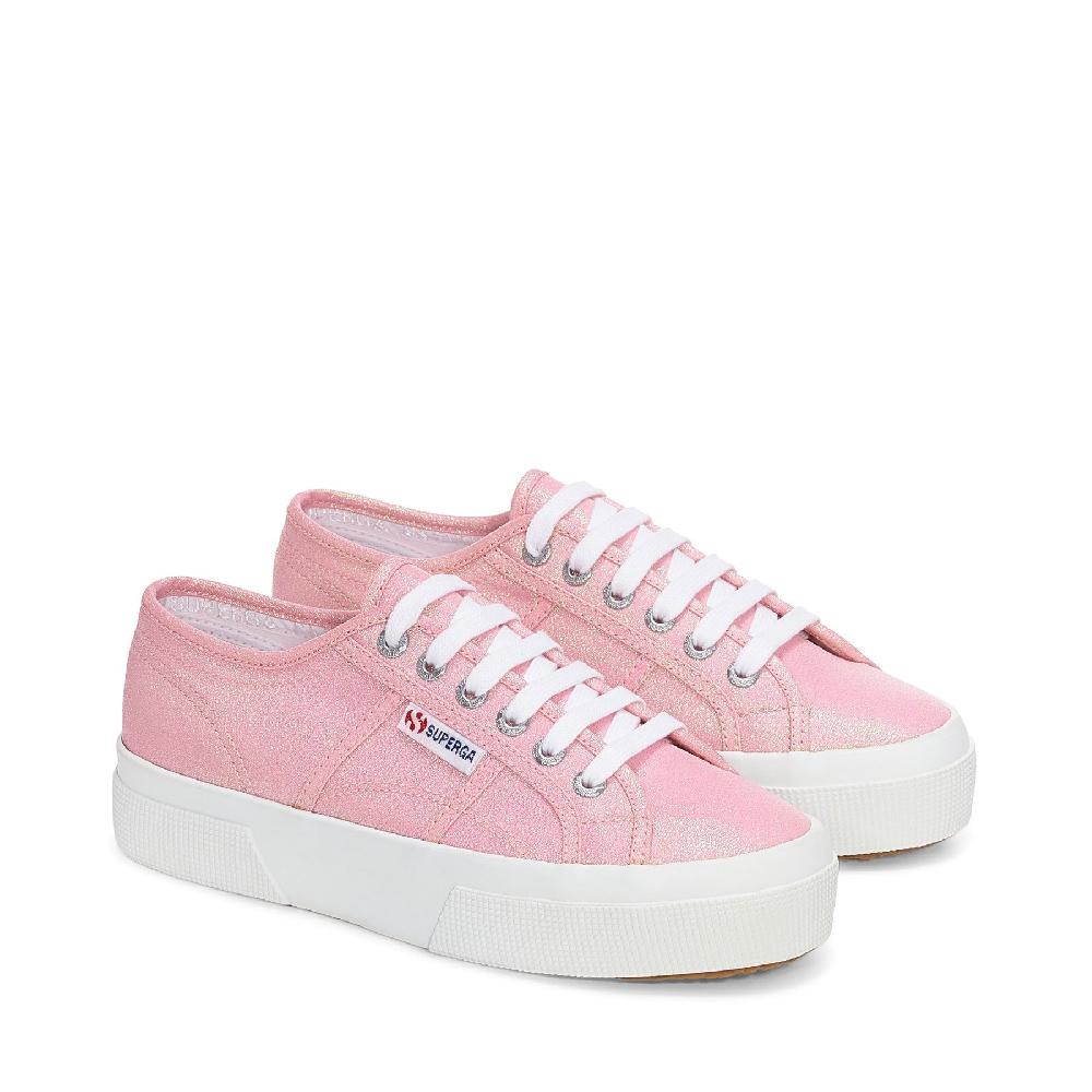 Superga 2740 PLATFORM LAMEPINK BEGONIA IRIDESCENT