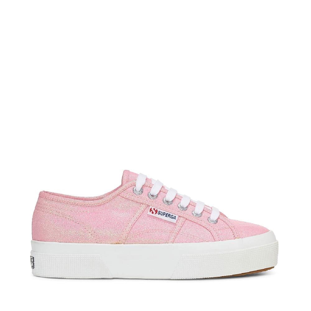 Superga 2740 PLATFORM LAMEPINK BEGONIA IRIDESCENT