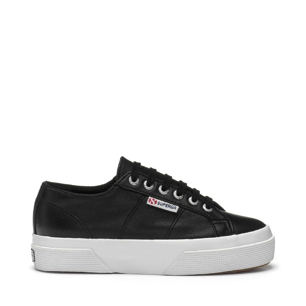 Superga 2740 PLATFORM NAPPABLACK-WHITE