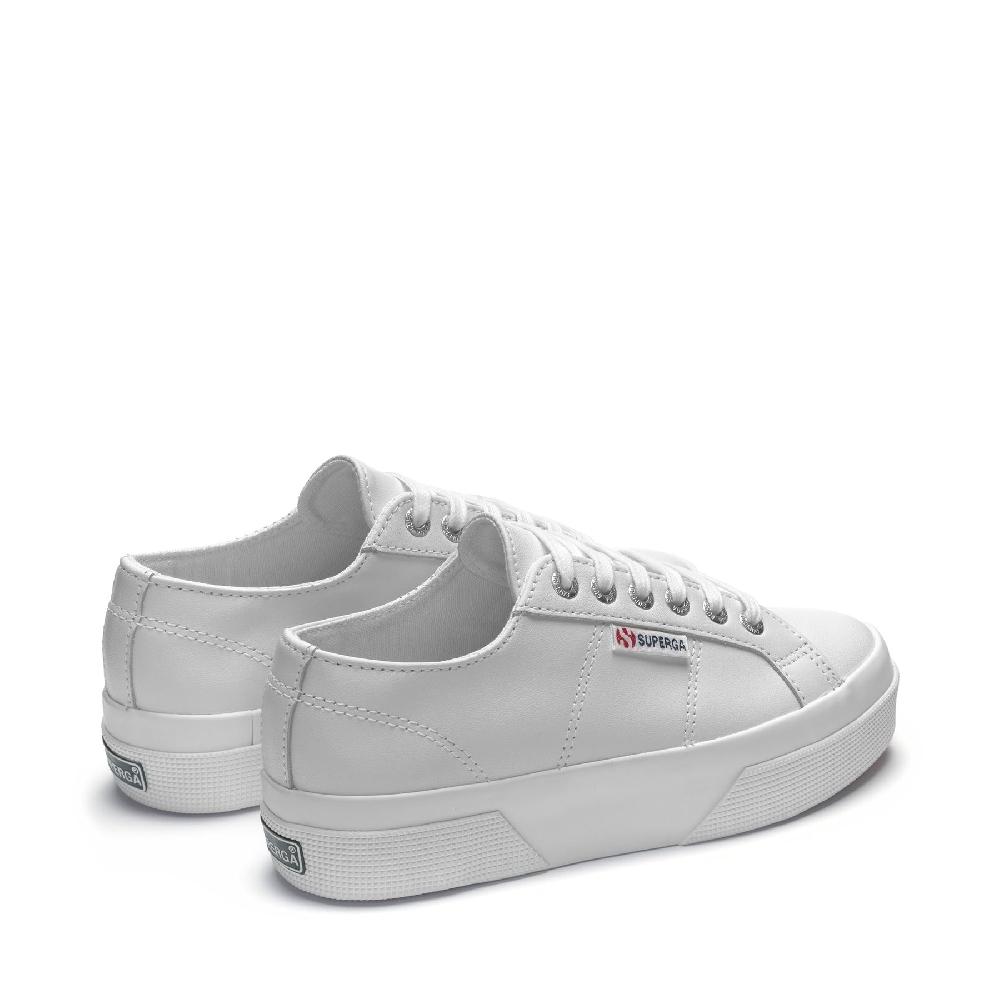 Superga 2740 PLATFORM NAPPAOPTICAL WHITE