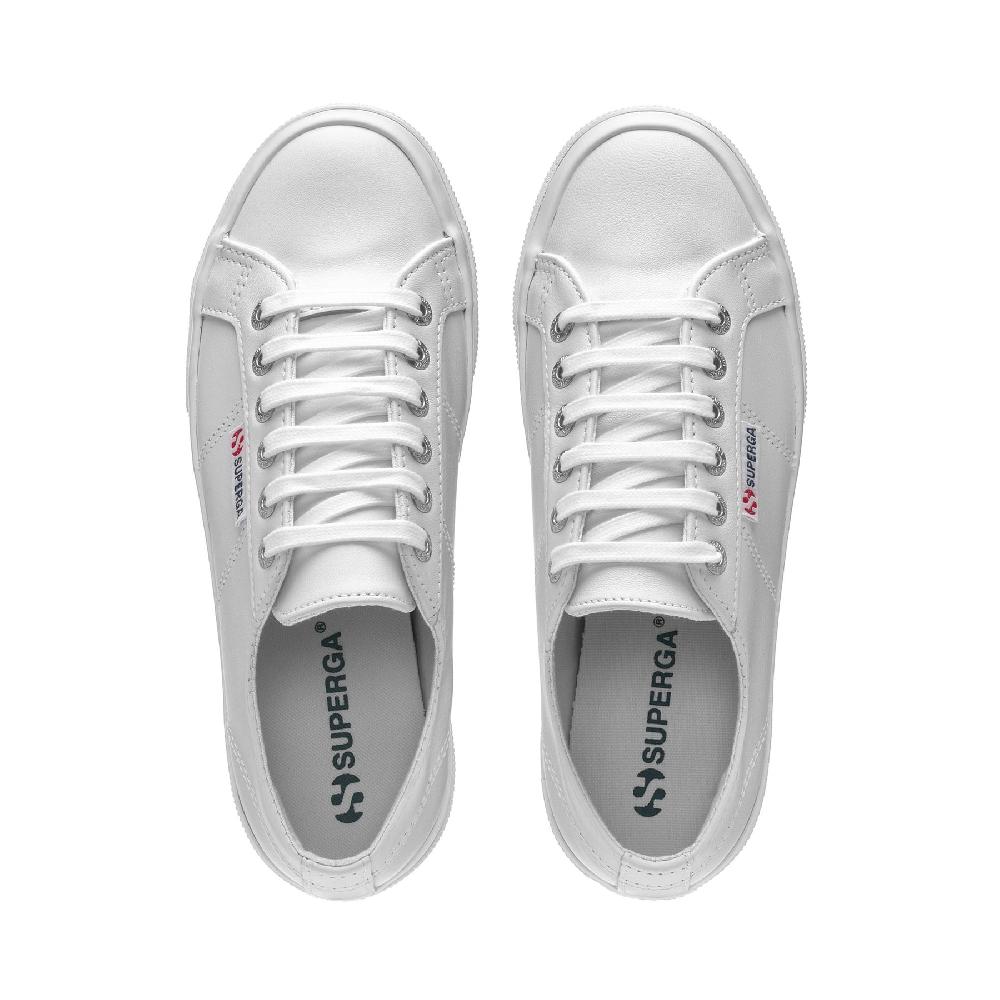 Superga 2740 PLATFORM NAPPAOPTICAL WHITE
