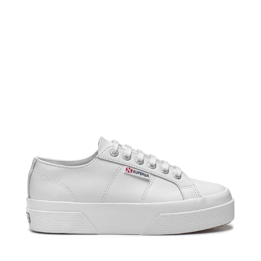 Superga 2740 PLATFORM NAPPAOPTICAL WHITE