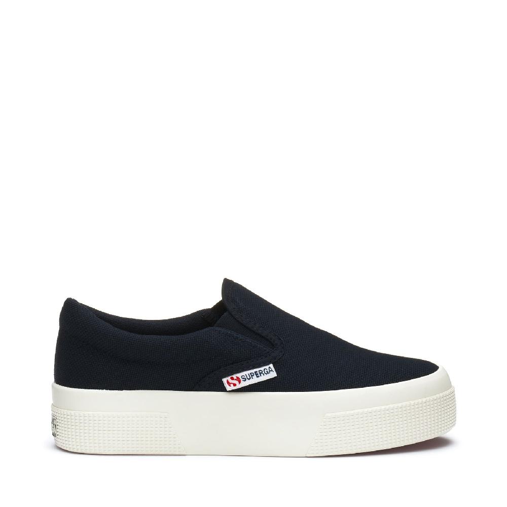 Superga 2740 PLATFORM SLIPONNAVY-FAVORIO