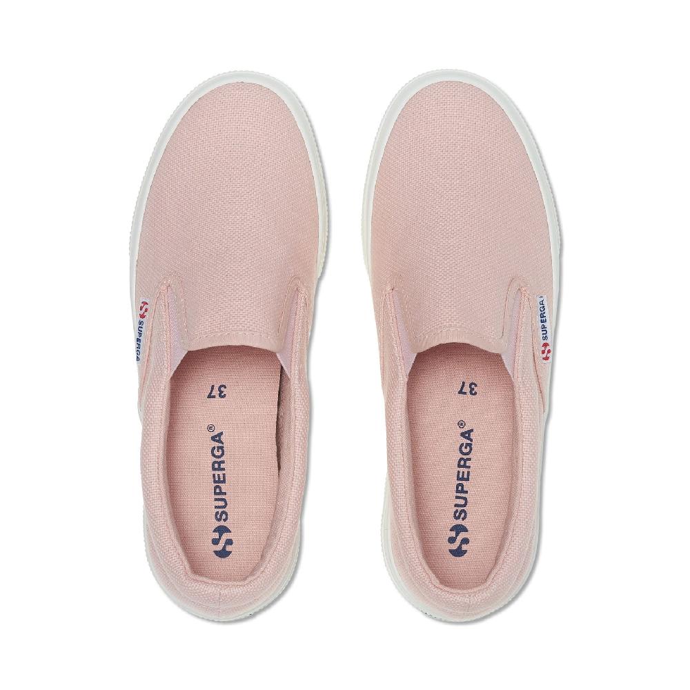 Superga 2740 PLATFORM SLIPONPINK BLUSH-F AVORIO