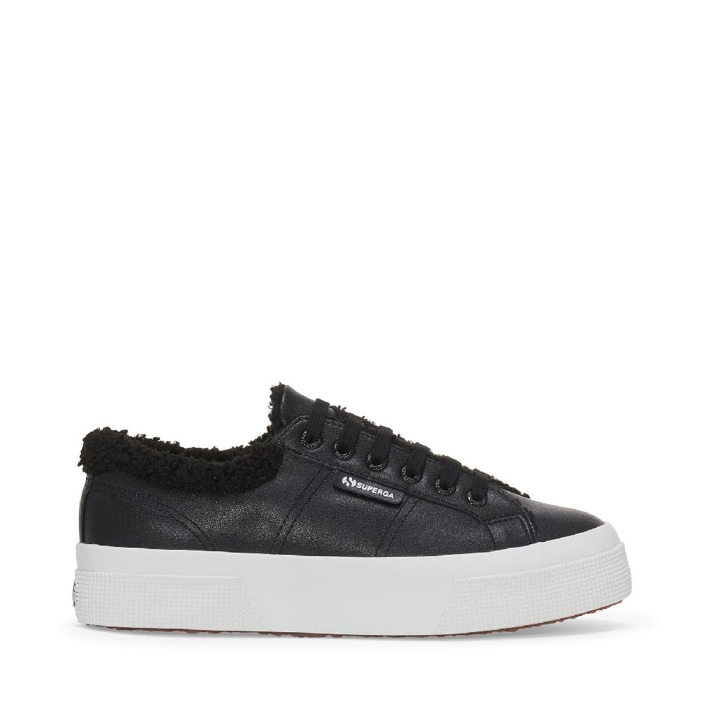 Superga 2740 PLATFORM VEGAN MATERIALBLACK
