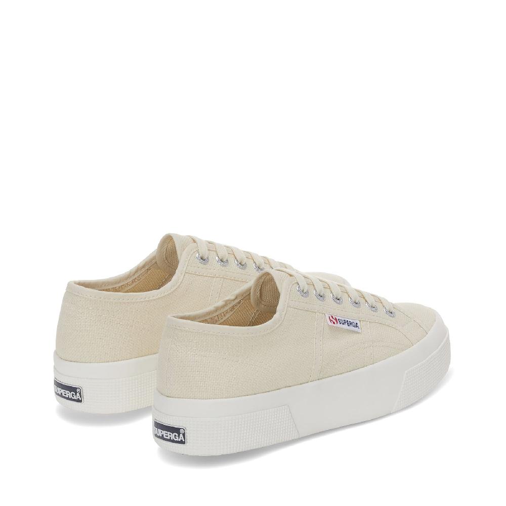 Superga 2740 PLATFORMBEIGE LT EGGSHELL-F AVORIO