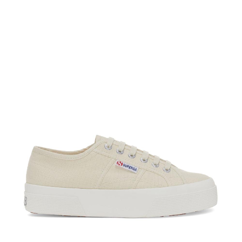 Superga 2740 PLATFORMBEIGE LT EGGSHELL-F AVORIO