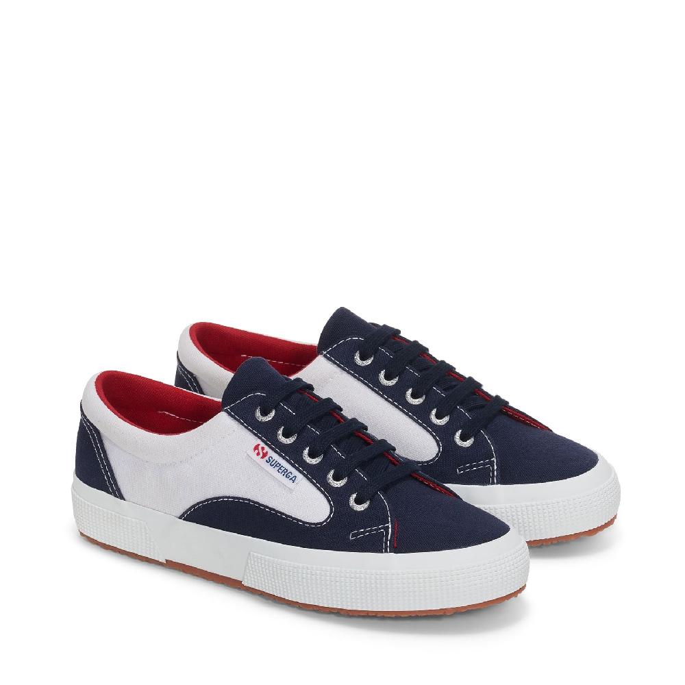 Superga 2750 BLOCKSWHITE-NAVY-RED
