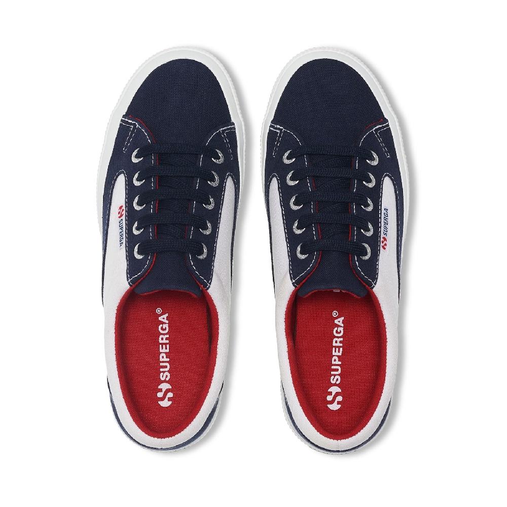 Superga 2750 BLOCKSWHITE-NAVY-RED