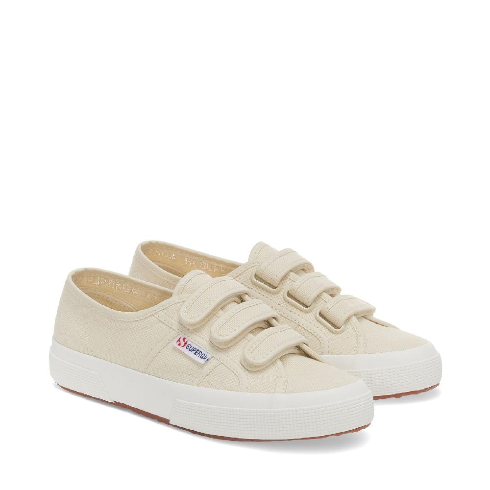 Superga 2750-COT3STRAPUBEIGE LT EGGSHELL-F AVORIO