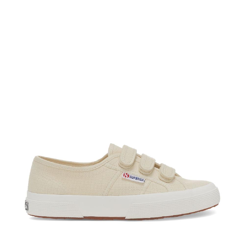 Superga 2750-COT3STRAPUBEIGE LT EGGSHELL-F AVORIO