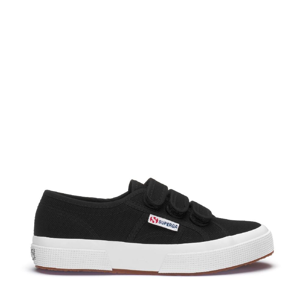 Superga 2750-COT3STRAPUBLACK-FWHITE