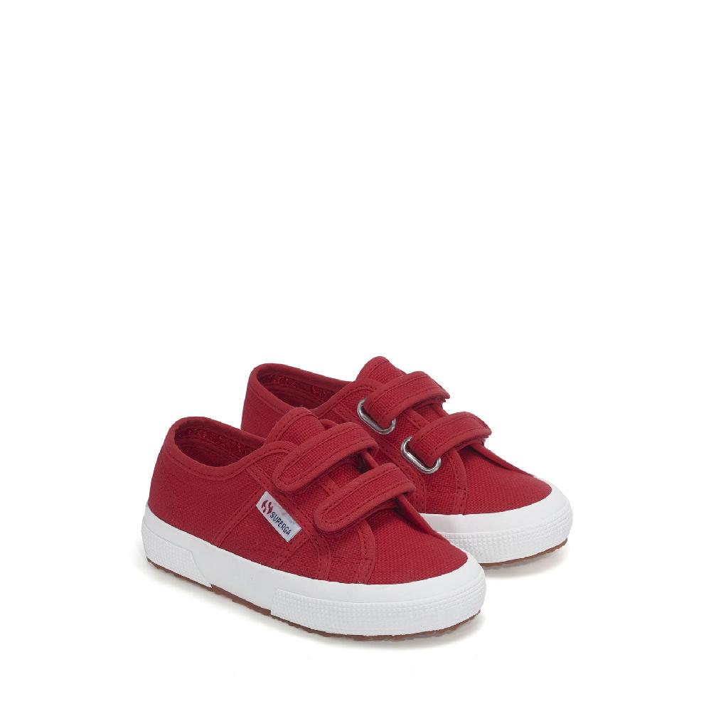 Superga 2750-COTJSTRAP CLASSICRED-WHITE