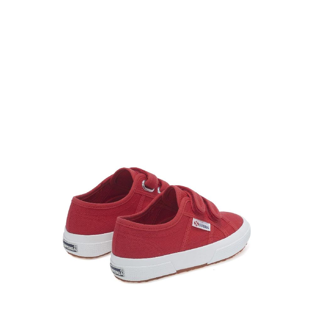 Superga 2750-COTJSTRAP CLASSICRED-WHITE