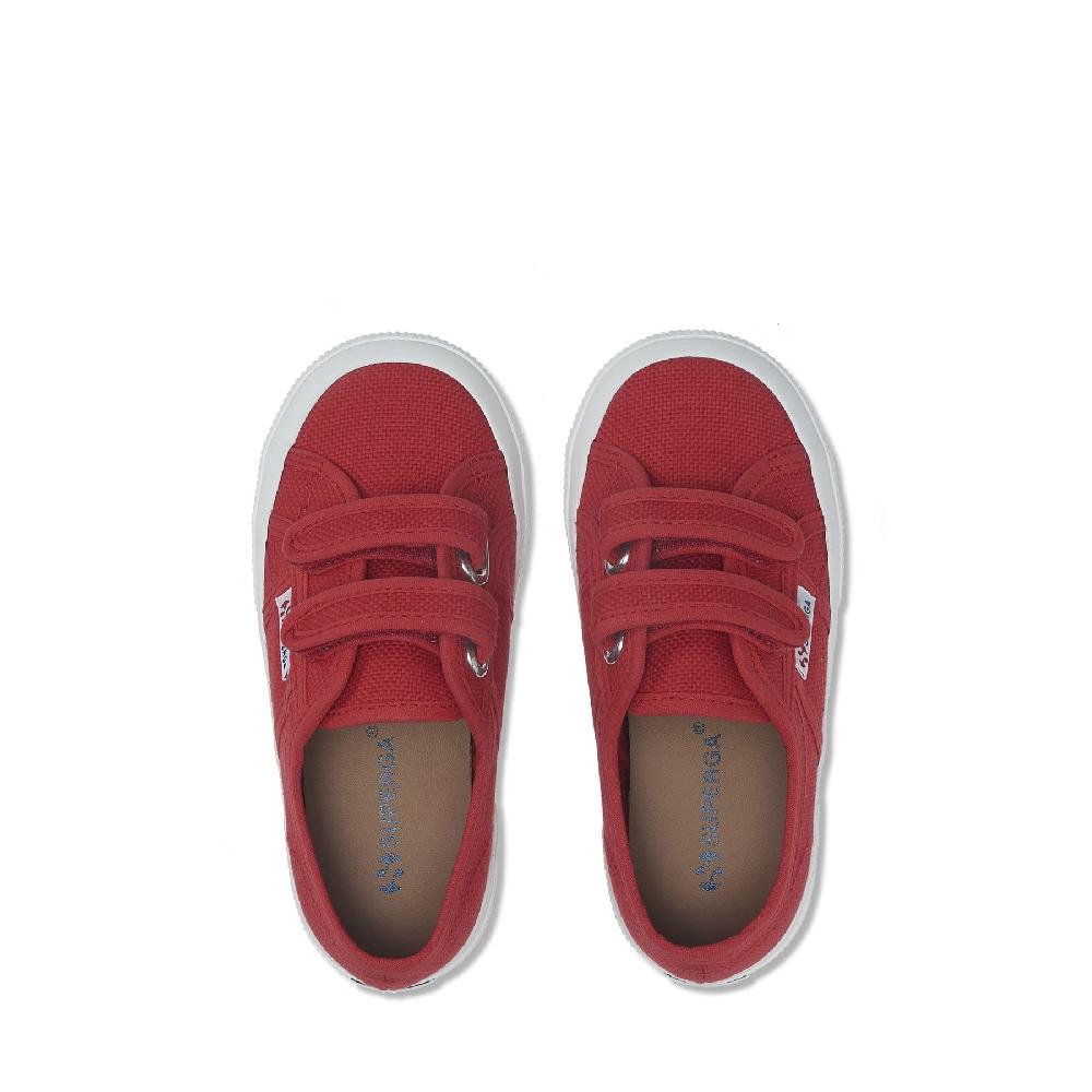 Superga 2750-COTJSTRAP CLASSICRED-WHITE