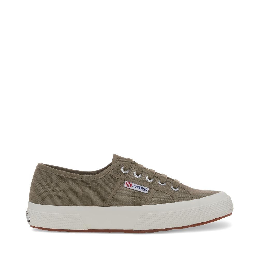 Superga 2750-COTU CLASSICGREEN SAFARI-F AVORIO