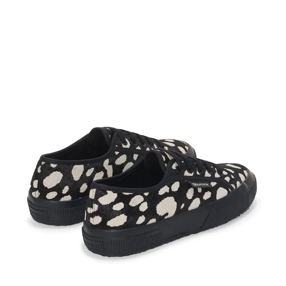 Superga 2750 DK DALMATIAN CALF HAIRBLACK-BEIGE
