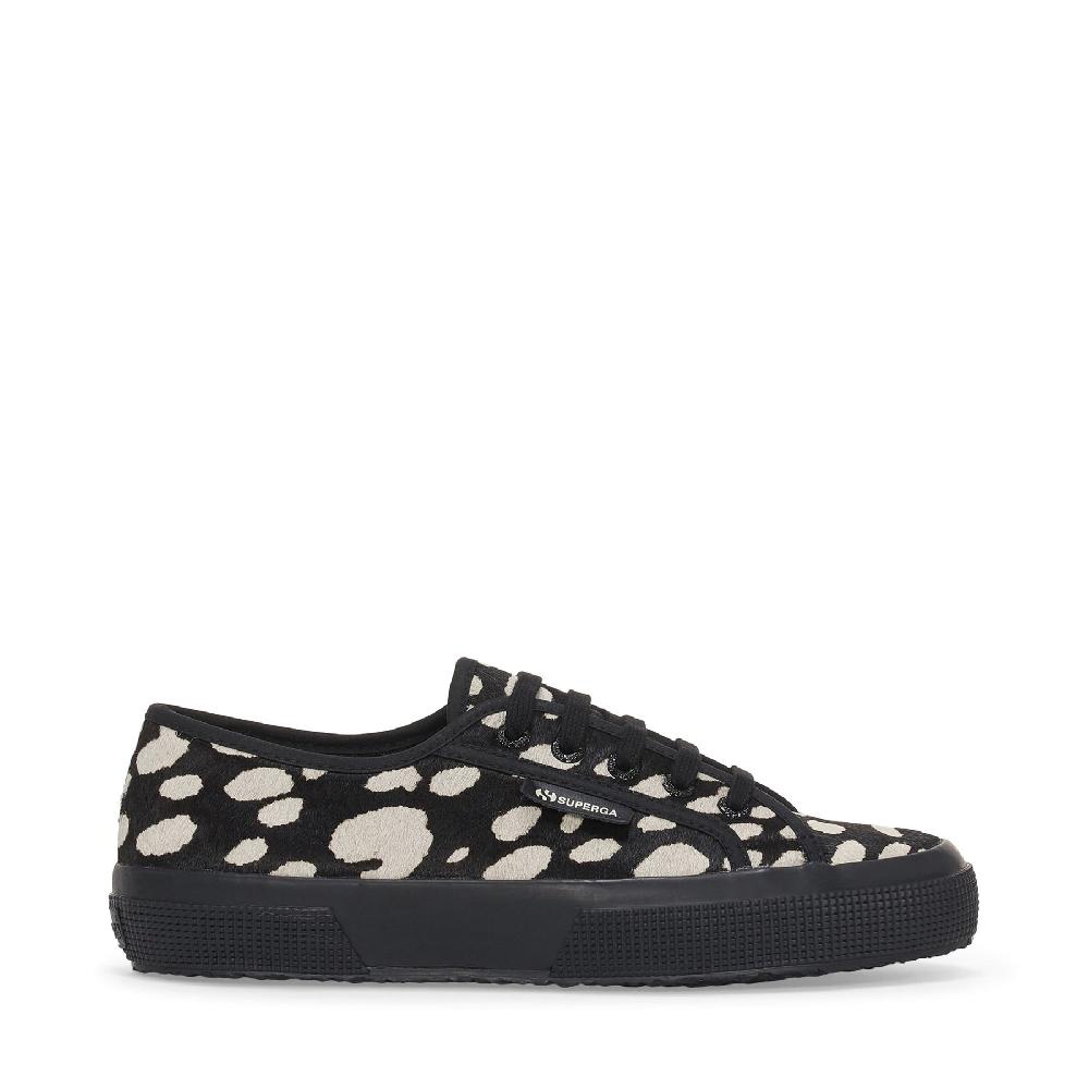 Superga 2750 DK DALMATIAN CALF HAIRBLACK-BEIGE