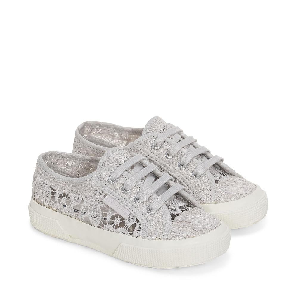 Superga 2750 KIDS MACRAMEGREY SILVER-FAVORIO