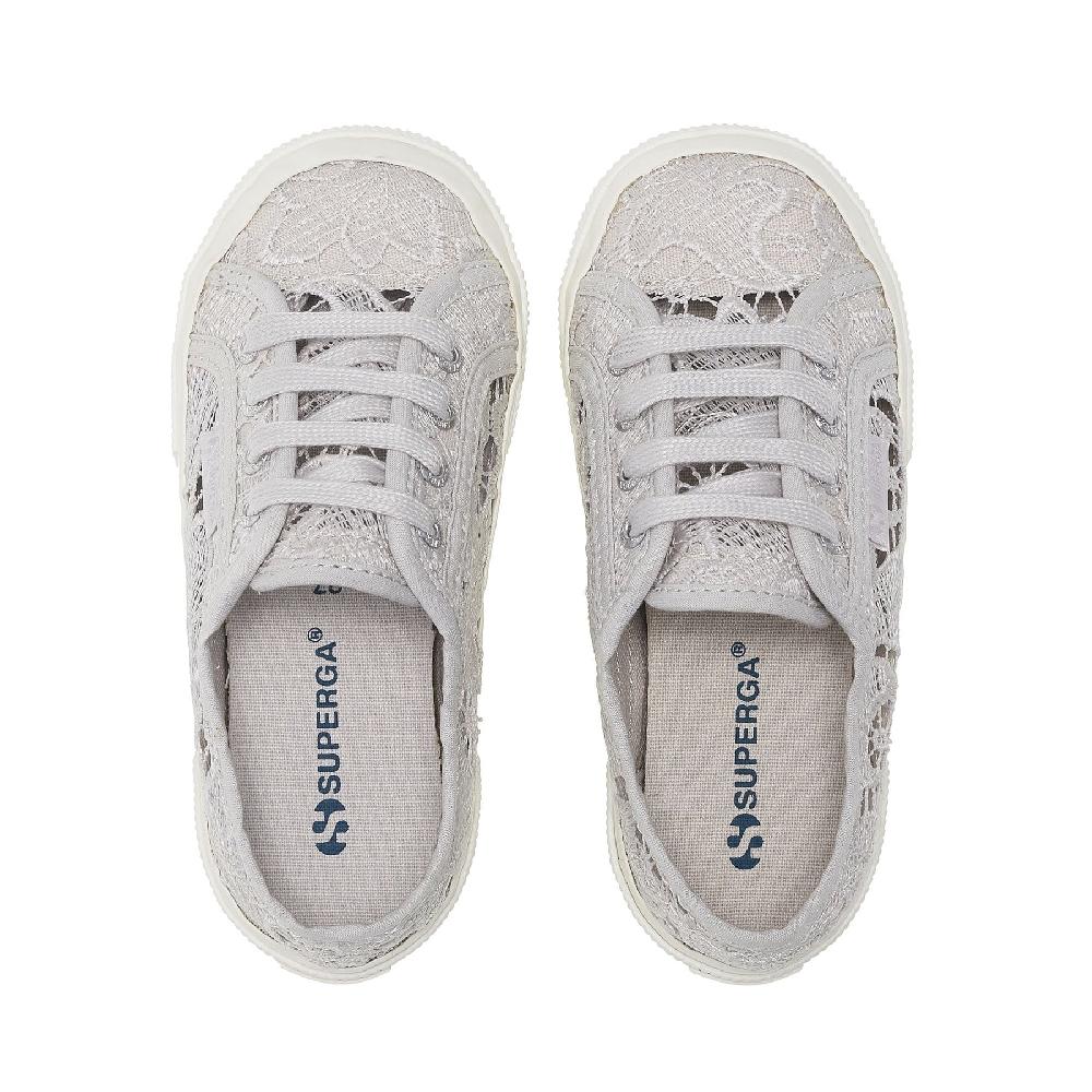 Superga 2750 KIDS MACRAMEGREY SILVER-FAVORIO
