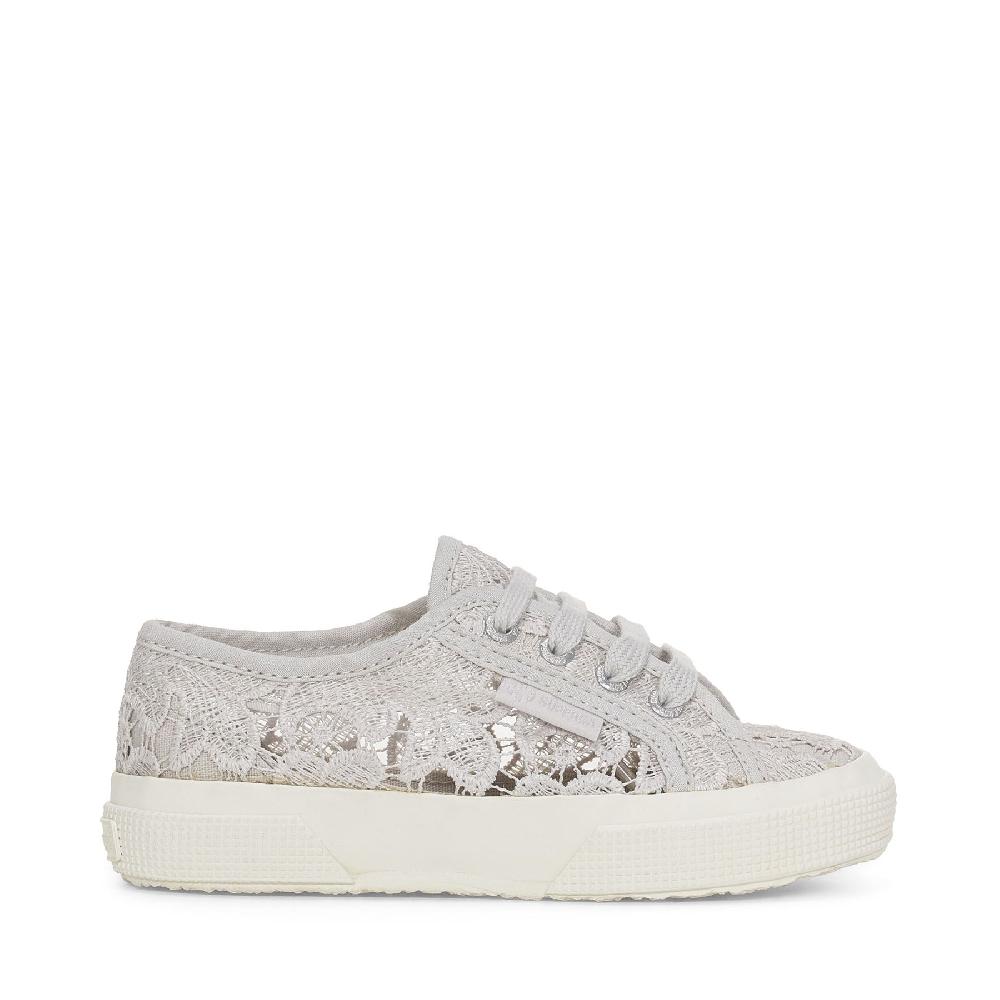 Superga 2750 KIDS MACRAMEGREY SILVER-FAVORIO