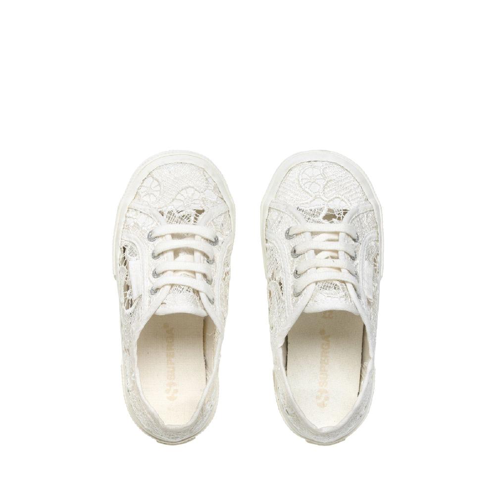 Superga 2750 KIDS MACRAMETOTAL WHITE AVORIO