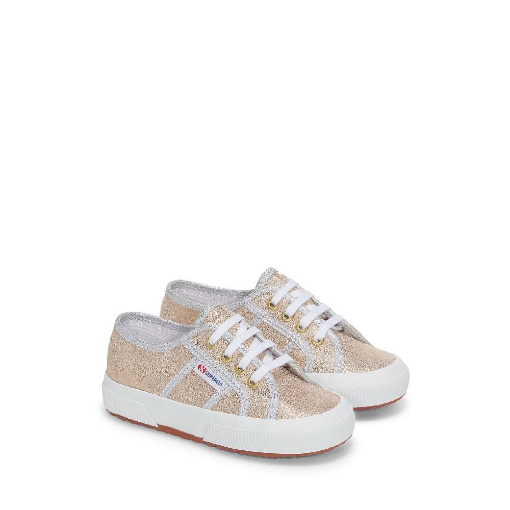 Superga 2750-LAMEJGOLD-GREY SILVER