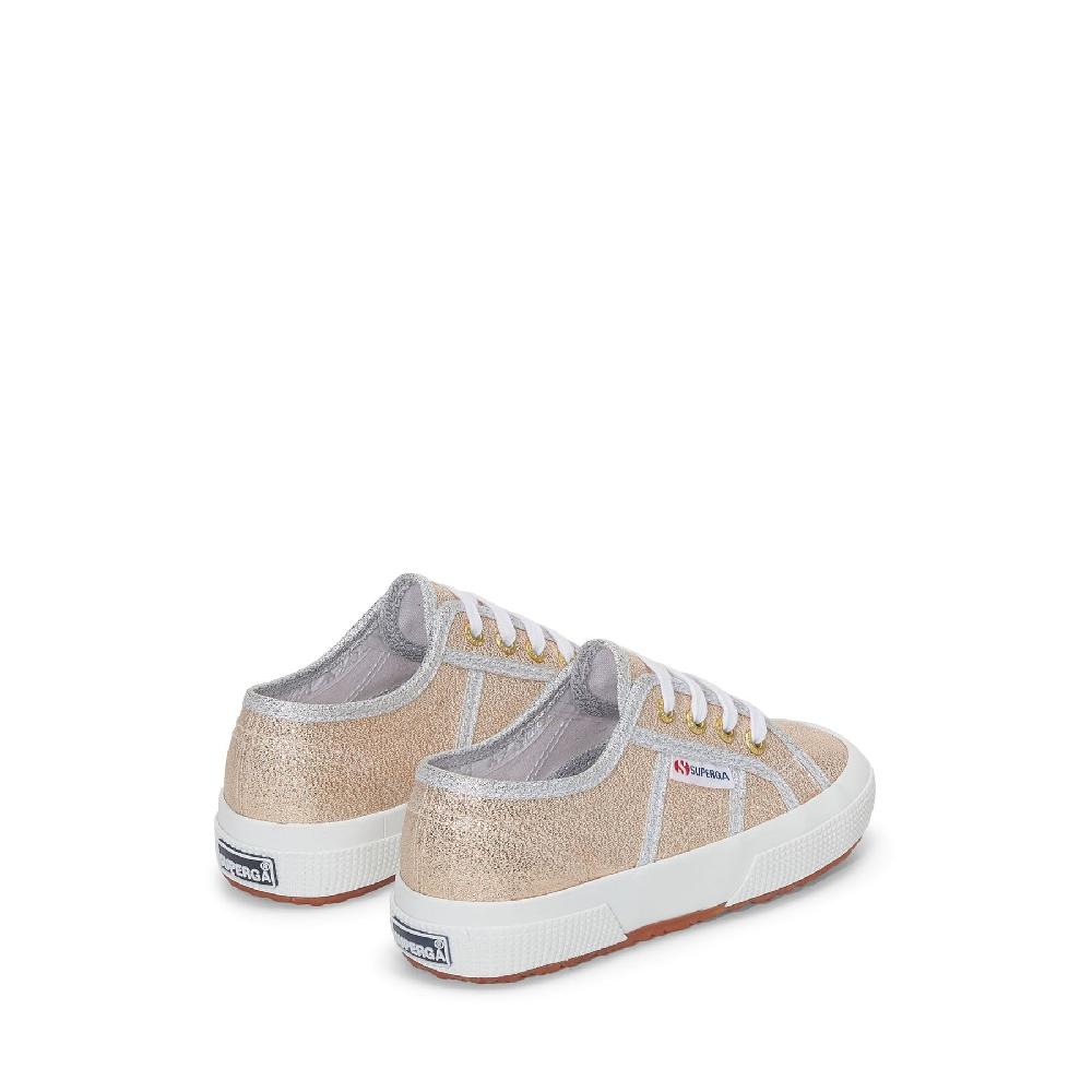 Superga 2750-LAMEJGOLD-GREY SILVER