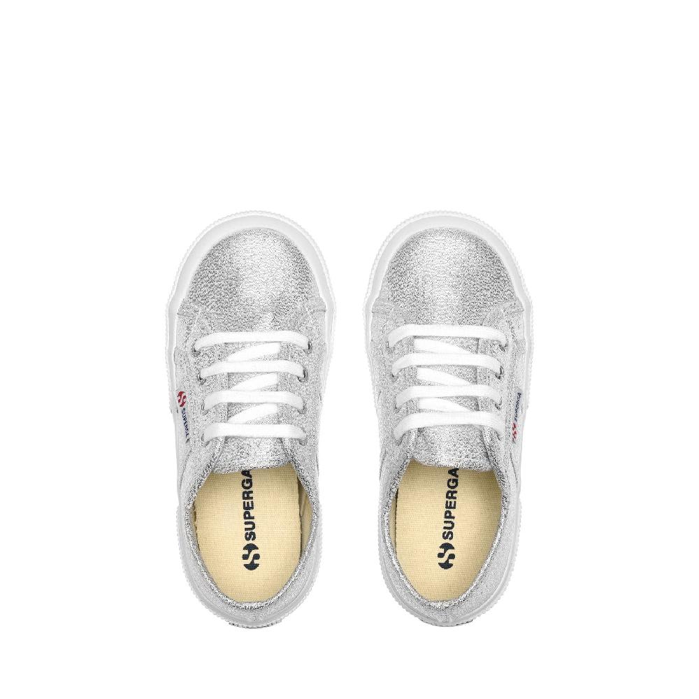 Superga 2750-LAMEJGREY SILVER