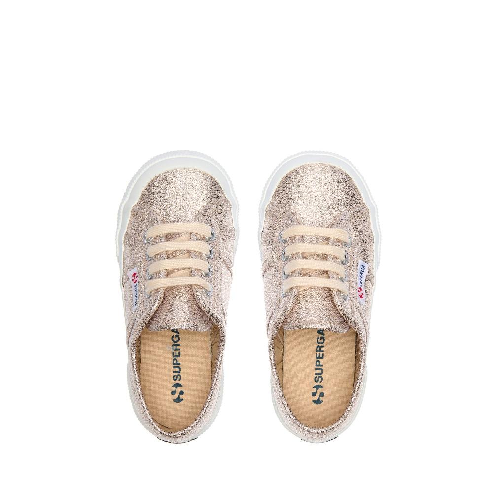 Superga 2750-LAMEJPALE GOLD