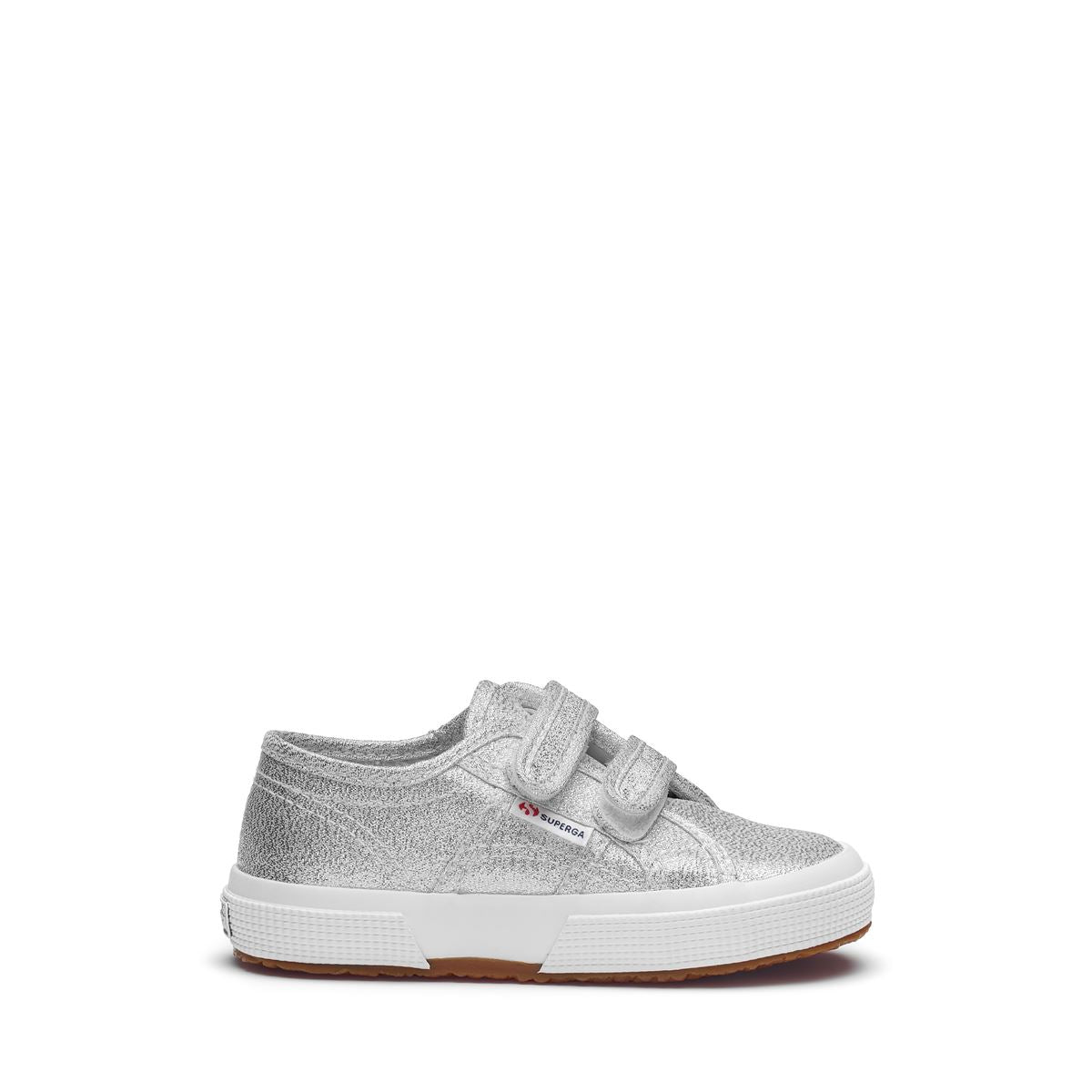 Superga 2750-LAMESTRAPJGREY SILVER