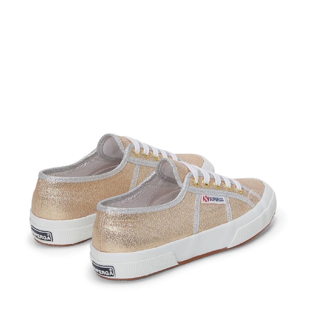 Superga 2750-LAMEWGOLD-GREY SILVER