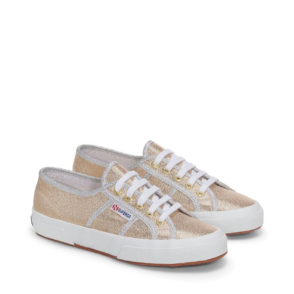 Superga 2750-LAMEWGOLD-GREY SILVER