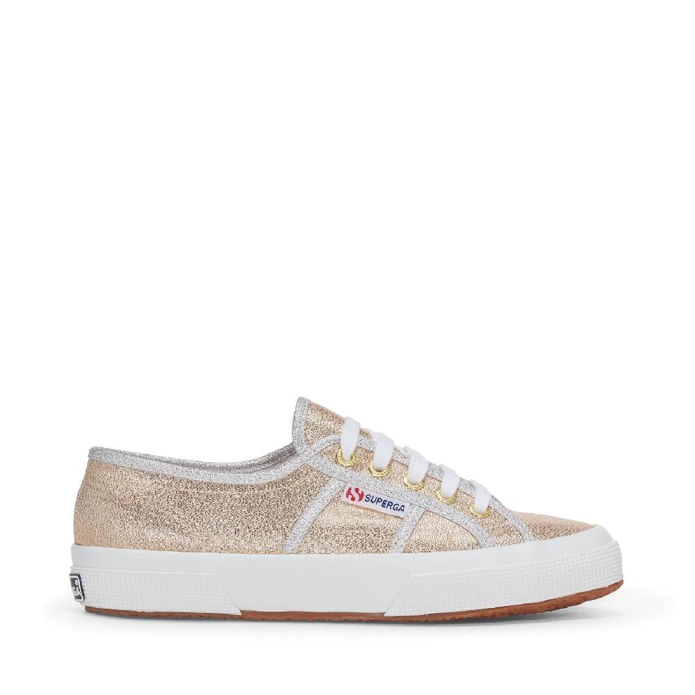 Superga 2750-LAMEWGOLD-GREY SILVER